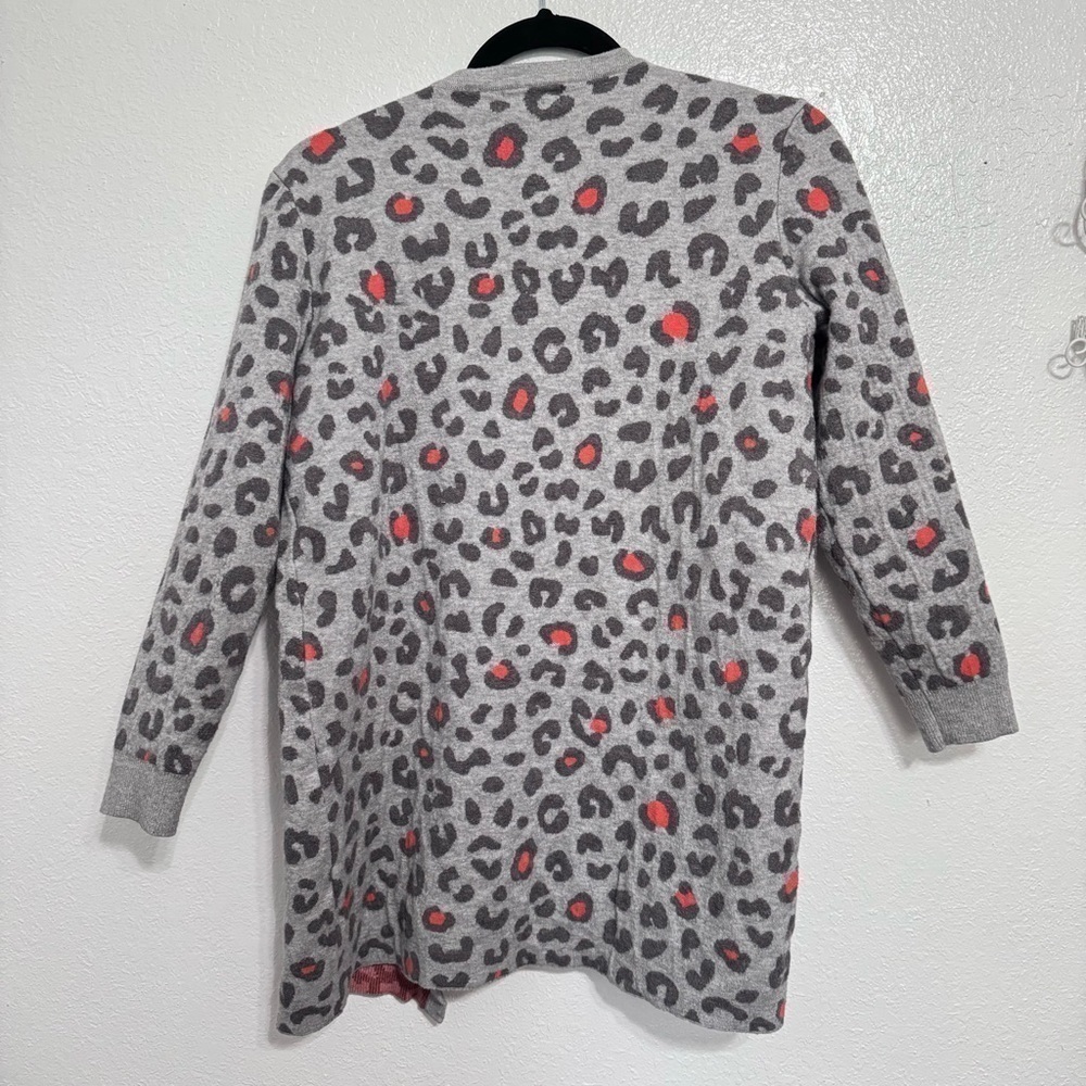 ModCloth Sugarhill Brighton Leopard Print Open Cardigan Sweater Size 6 - Picture 6 of 6